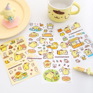 Limited Sanrio PET Sticker Kawaii Hello Kitty Kuromi Cinnamoroll Giai Điệu Tài Khoản Tay Chất Liệu Trang Trí DIY Dán Đồ Chơi Trẻ Em