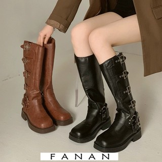 Fanan giày nữ boot nữ bột boot thời trang cá tính cho nữ 2024 new b94f0rk 34z230821