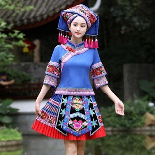 【YN+M4】Trang Phục Dân Tộc Phong Cách Dân Tộc Cho Nữ Mã