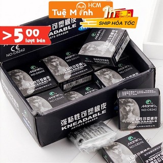 Tẩy đất sét mỹ thuật Maries không gây vụn gôm tẩy nhào nặn họa cụ Kneaded Eraser