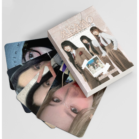 Bộ 50-55 Hai Lần Photocards Laser Lomo Cards Home 9round 2025 Lời chào mùa MISAMO Nayeon Jeongyeon M