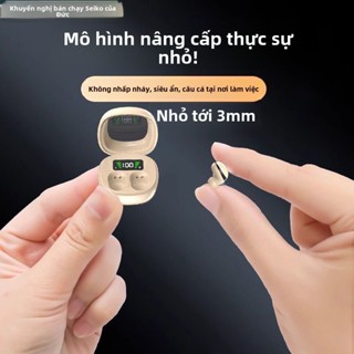 Tai nghe Bluetooth không dây siêu nhỏ, siêu mỏng, thoải mái khi ngủ bên, pin siêu bền, giảm tiếng ồn, độ trễ siêu thấp