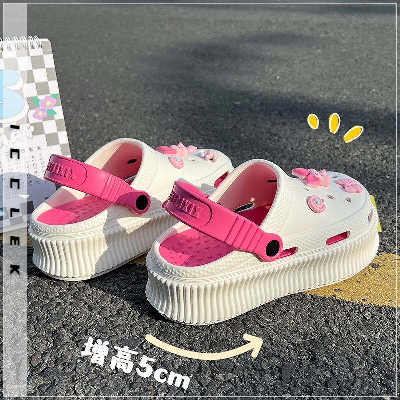 ICCLEK dép cross dép sandal nữ dép bánh mì nữ Thoải mái B91H0ZS 35Z230831