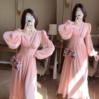 Mới Đầm Chiết Eo Phong Cách Thời Trang retro Pháp Dành Cho Nữ