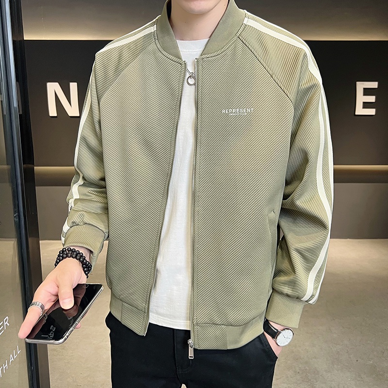 Áo Khoác Bóng Chày Phong Cách Hàn Quốc Thời Trang Xuân Thu 2023 Mới Cho Nam