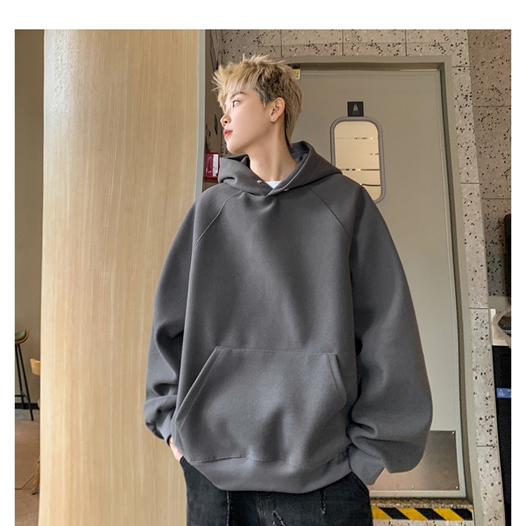 Áo hoodie Dáng Rộng Phong Cách retro Đường Phố Mỹ Thời Trang Xuân Thu Mới Cho Nam