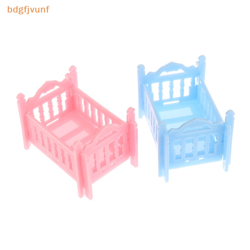 Bdgf Bộ Giường Cũi Em Bé Trang Trí Nội Thất Cho Nhà Búp Bê vn