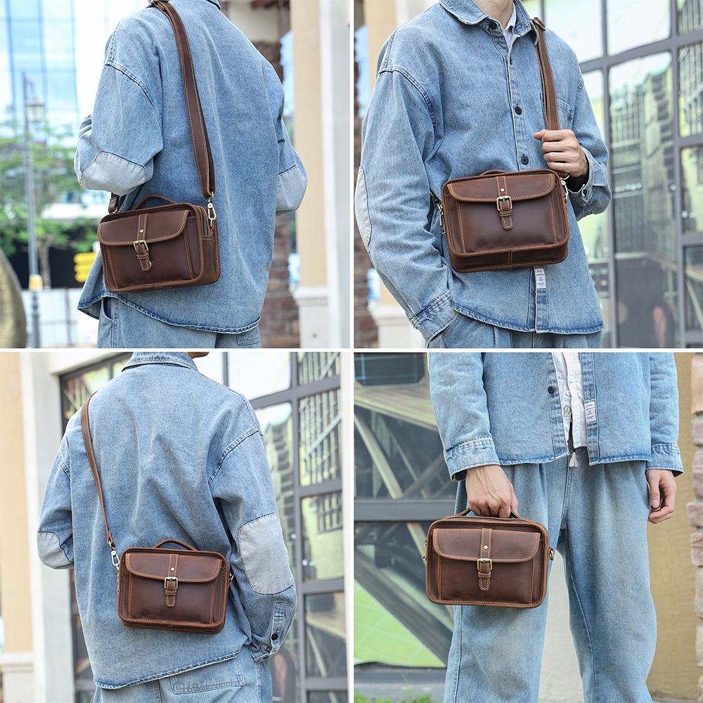 Túi Da Đeo Chéo Thời Trang Dành Cho Nam