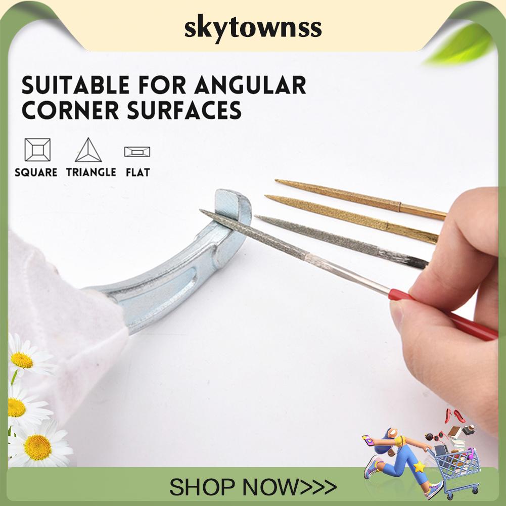 Bộ 5 Cây Dũa Đánh Bóng Gỗ / Kính / Kim Loại Chuyên Dụng