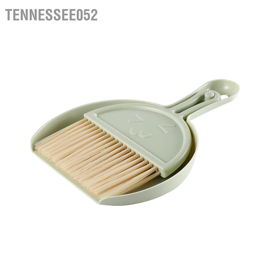 Tennessee052 Bộ chổi nhỏ và hót rác Bàn phím treo mini Chổi quét bụi cho máy tính xách tay để lau bàn văn phòng