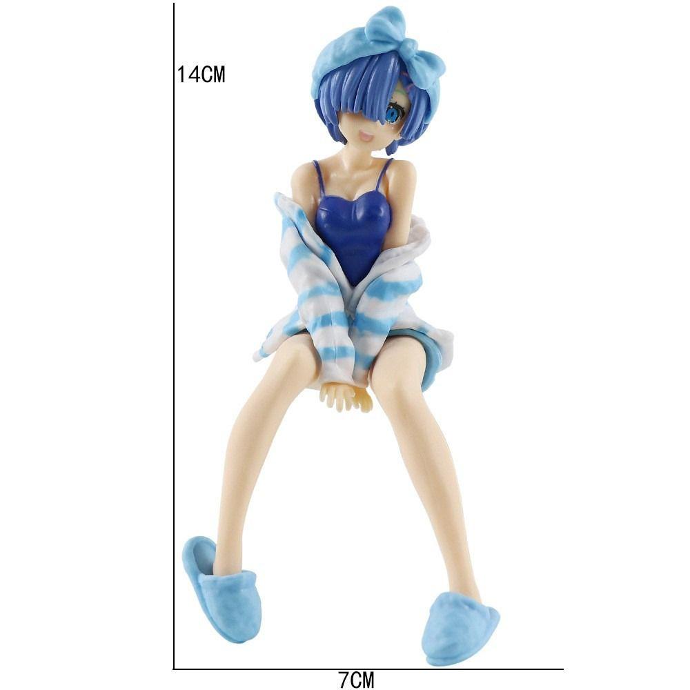 Mô Hình Đồ Ngủ Nhân Vật rem ram rem ram rem ram Trong Một Thế Giới Khác Nhau rem, kawaii rem ram rem ram action Bằng pvc Làm Quà Tặng