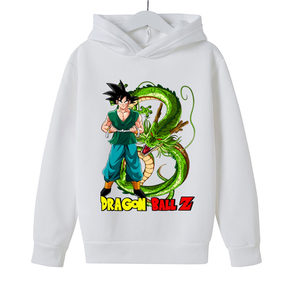Áo hoodie In Hình goku dragon ball Thời Trang Mùa Thu Cho Bé
