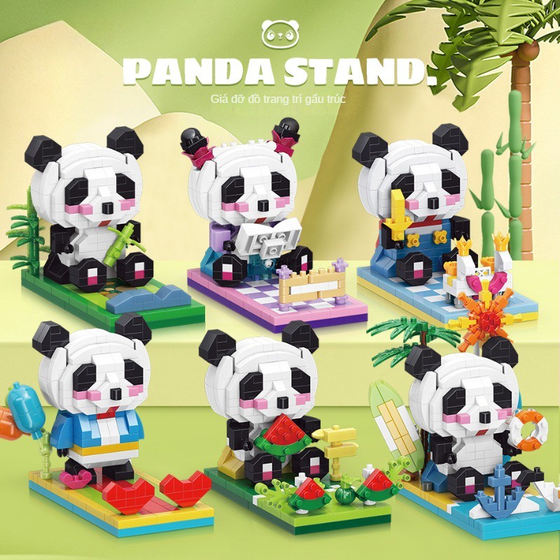 Lego Gấu Trúc Đứng Trang Trí