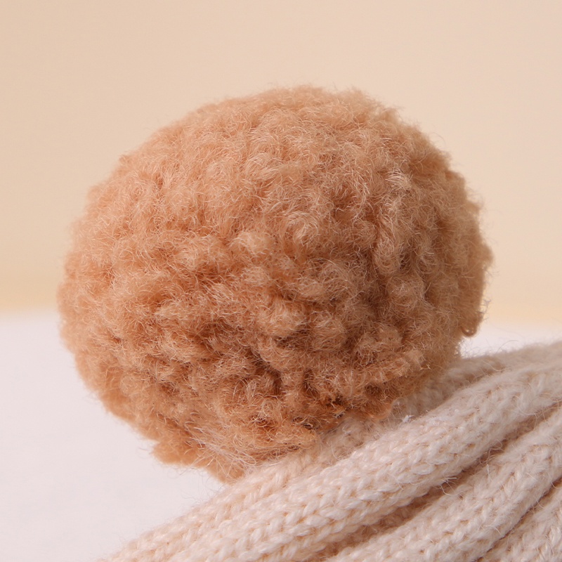 Mũ beanie Dệt Kim Giữ Ấm Tai Gấu Hoạt Hình Thời Trang Mùa Đông Hàn Quốc Cho Bé Trai Và Gái gorros