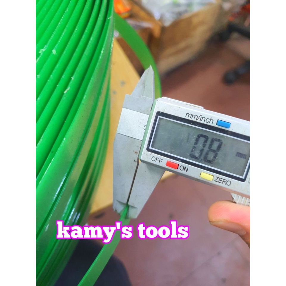 Dây đai nhựa PET bản 16mm 19mm độ dày 0.8mm chuyên sử dụng đóng đai kiện hàng hóa nặng kamytools