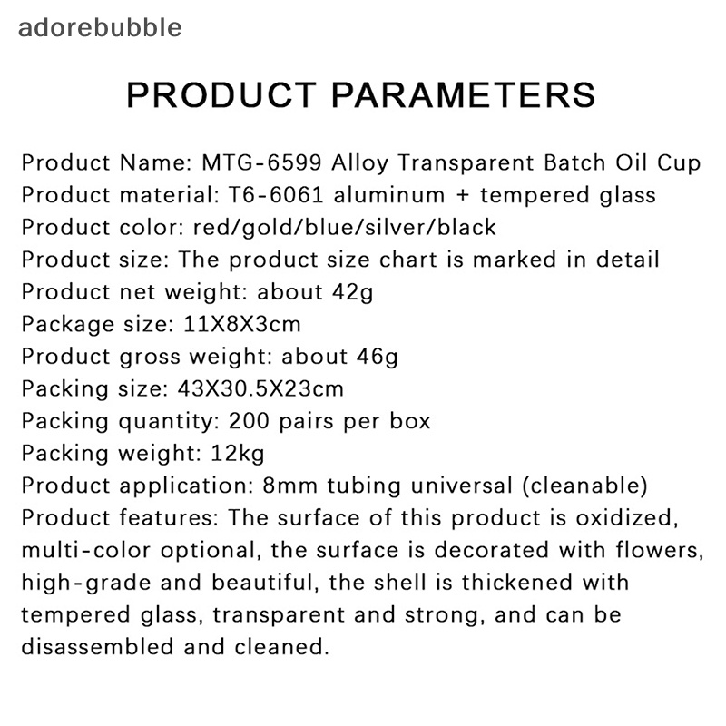 Bộ Lọc Nhiên Liệu Bằng Hợp Kim Nhôm cnc 8mm Thông Dụng Cho atv dirt pit off-road afd