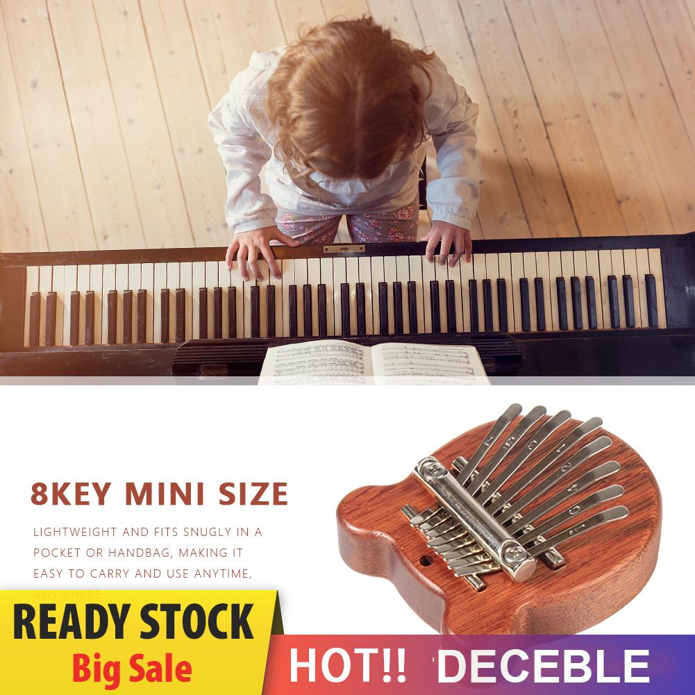 Đàn kalimba mini 8 Phím Bằng Gỗ / Kim Loại / Gỗ Đeo Ngón Tay