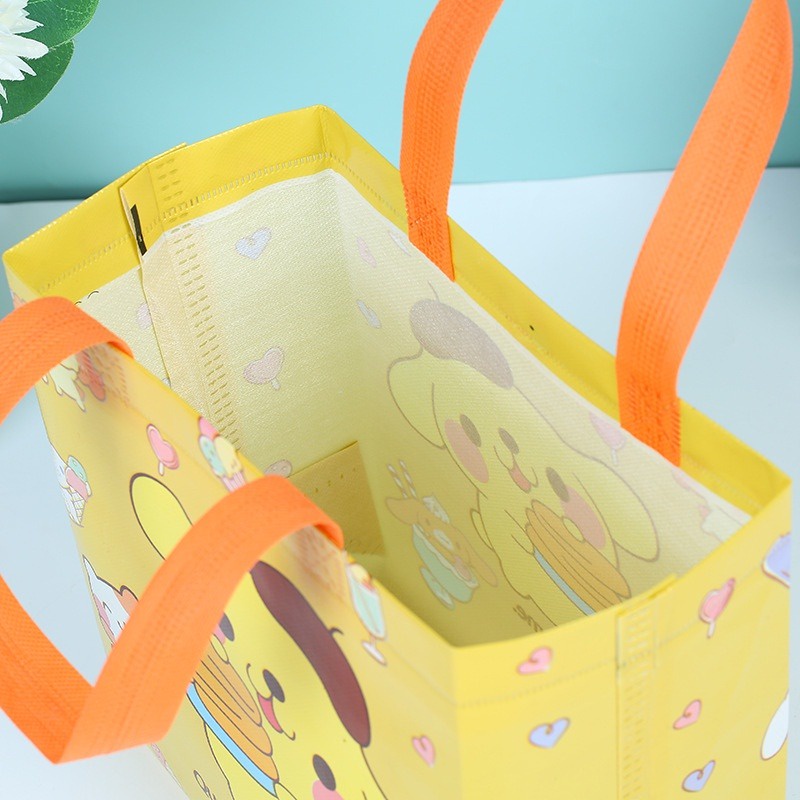 Sanrio Túi Đựng Tài Liệu Sức Chứa Lớn In Họa Tiết Hoạt Hình kuromi hellokitty Dễ Thương Cho Bé
