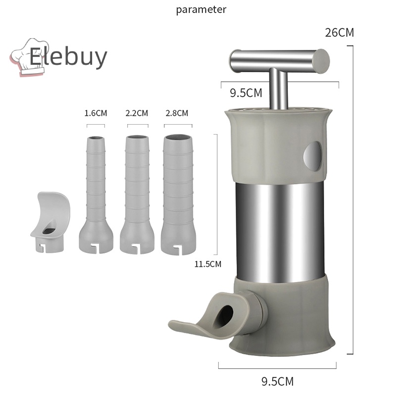 Dụng cụ làm xúc xích ELEBUY bằng thép không gỉ