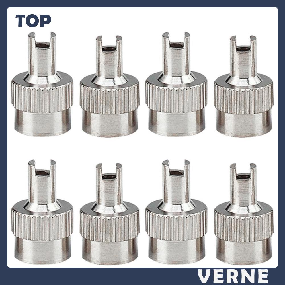 Bộ 8 Nắp Van Bánh Xe Hơi Có Rãnh Chống Rò Rỉ