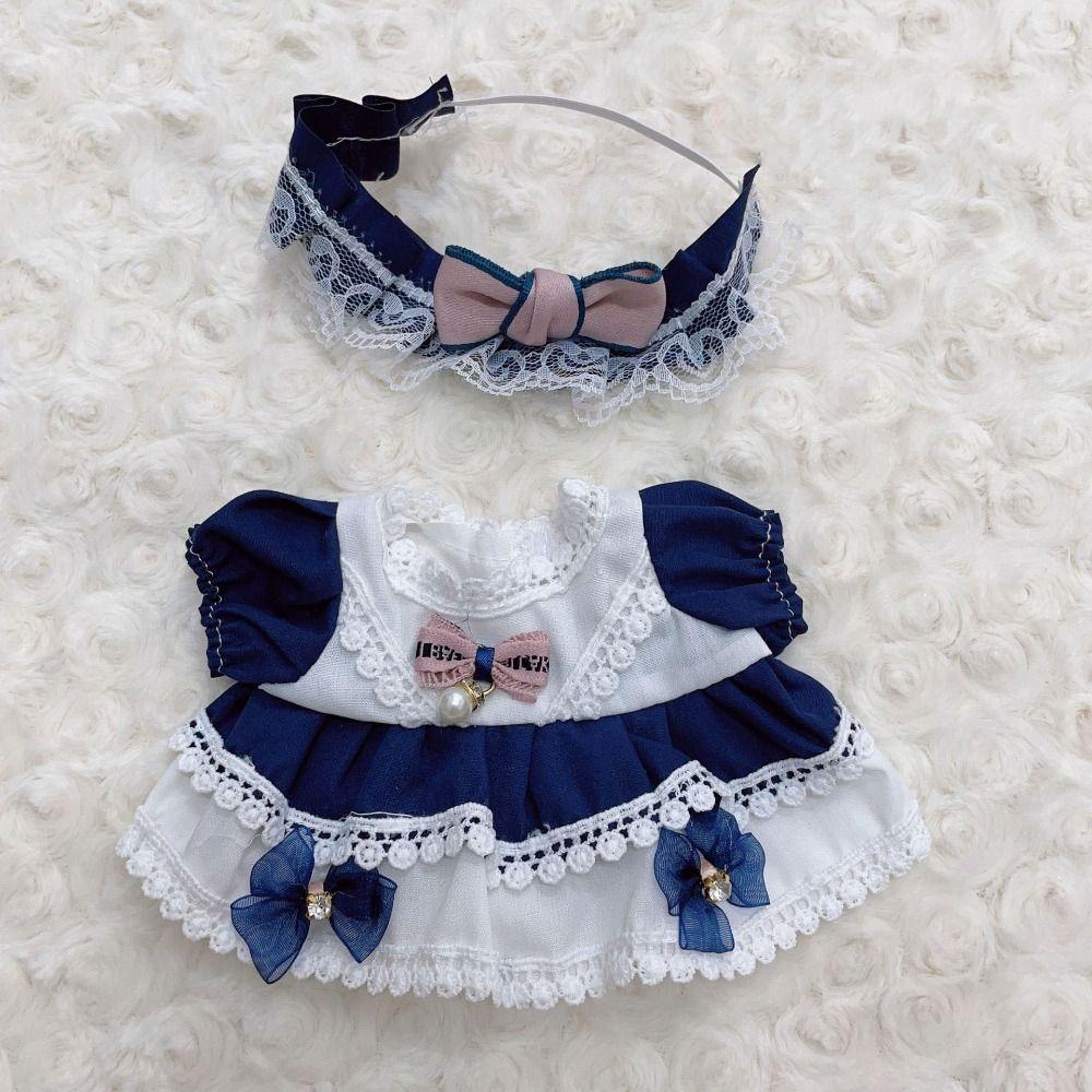 Đầm Búp Bê Vải cotton 20cm Phong Cách lolita Dễ Thương