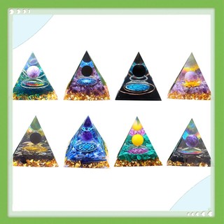 Đá Pha Lê Kim Tự Tháp orgonite Chữa Lành Năng Lượng orgone 5cm