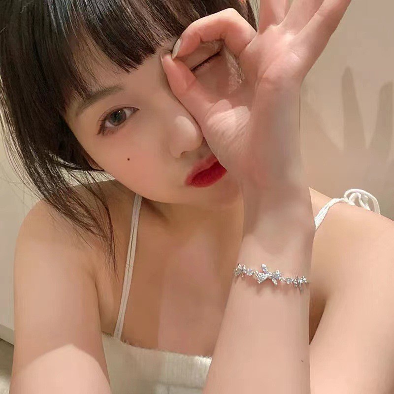 Vòng Đeo Tay Đính Đá zircon Xinh Xắn