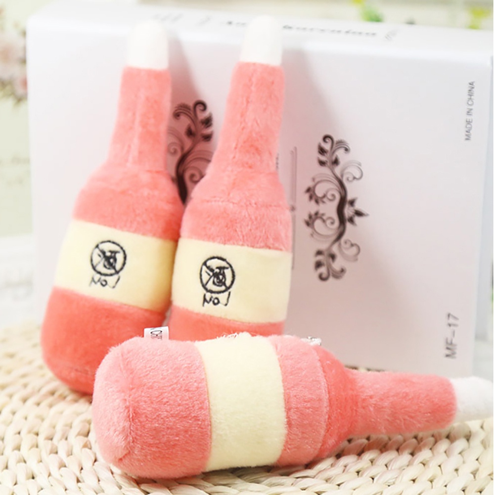 Đồ Chơi Nhồi Bông Phát Ra Tiếng Kêu Vui Nhộn Dễ Thương Cho Thú Cưng