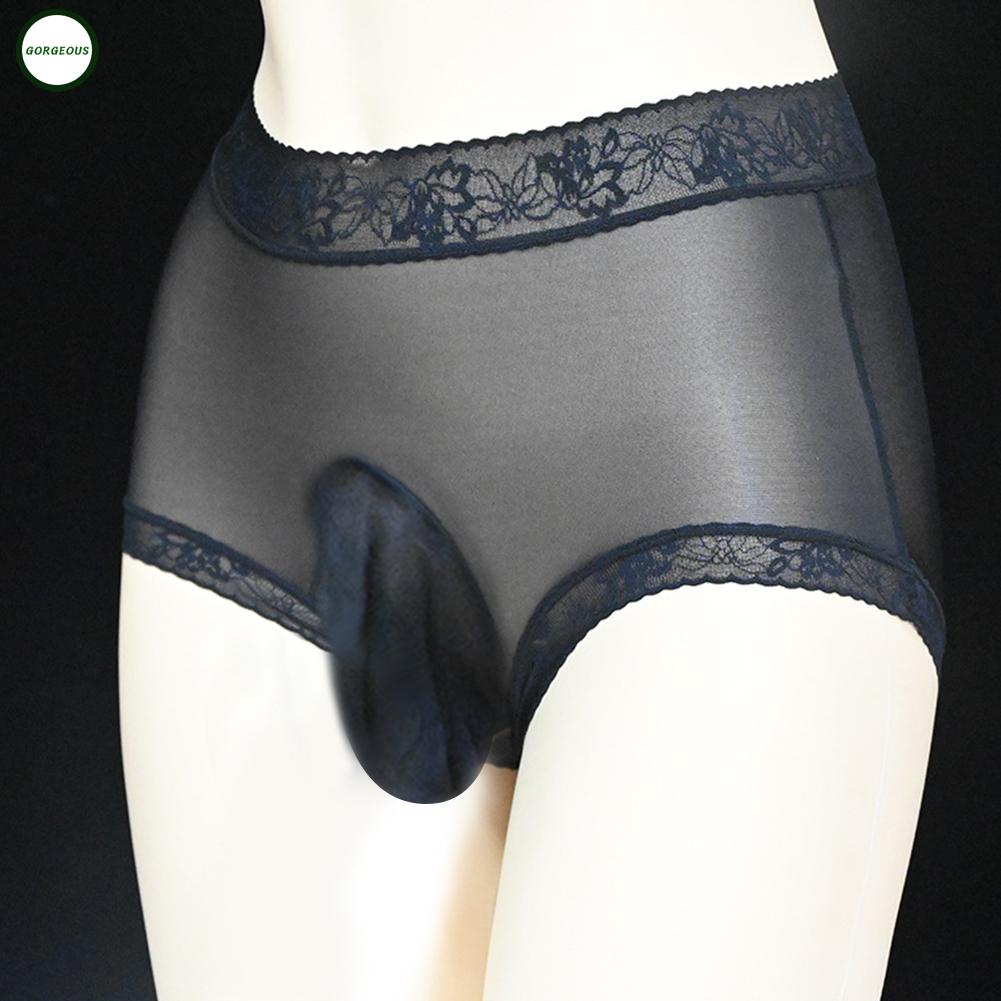 New Coming~Underwear Middle Waist Panties Sheath Short Shorts Sissy Solid Stylish#Home Essentialses