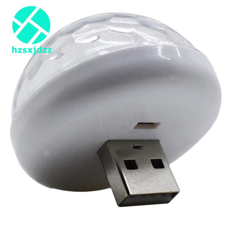 Đèn led usb Nhiều Màu Sắc Cảm Biến Âm Thanh dj Chuyên Dụng Cho Xe Hơi