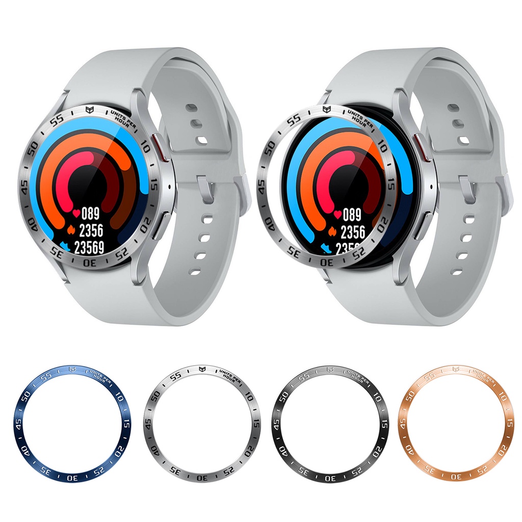 Vòng Kim Loại Bảo Vệ Mặt Đồng Hồ samsung galaxy watch 6 classic 47mm 43mm / watch6 40mm 44mm