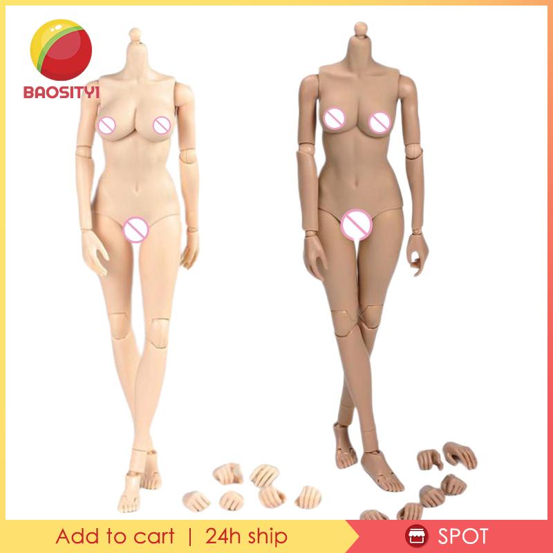 Mô Hình Cơ Thể Búp Bê Nữ Màu Trắng / Lúa Mì 27cm Tỉ Lệ 1: 6