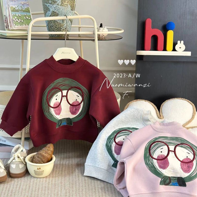 Áo sweater Họa Tiết Hoạt Hình Xinh Xắn Theo Phong Cách Mùa Thu 2023 Dành Cho Bé