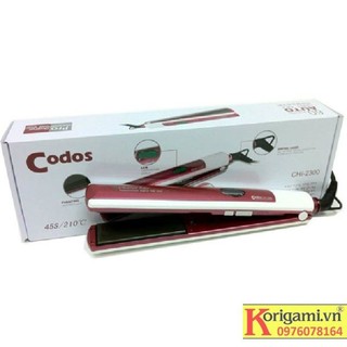 Máy là ép duỗi kẹp tóc codos chi 2300