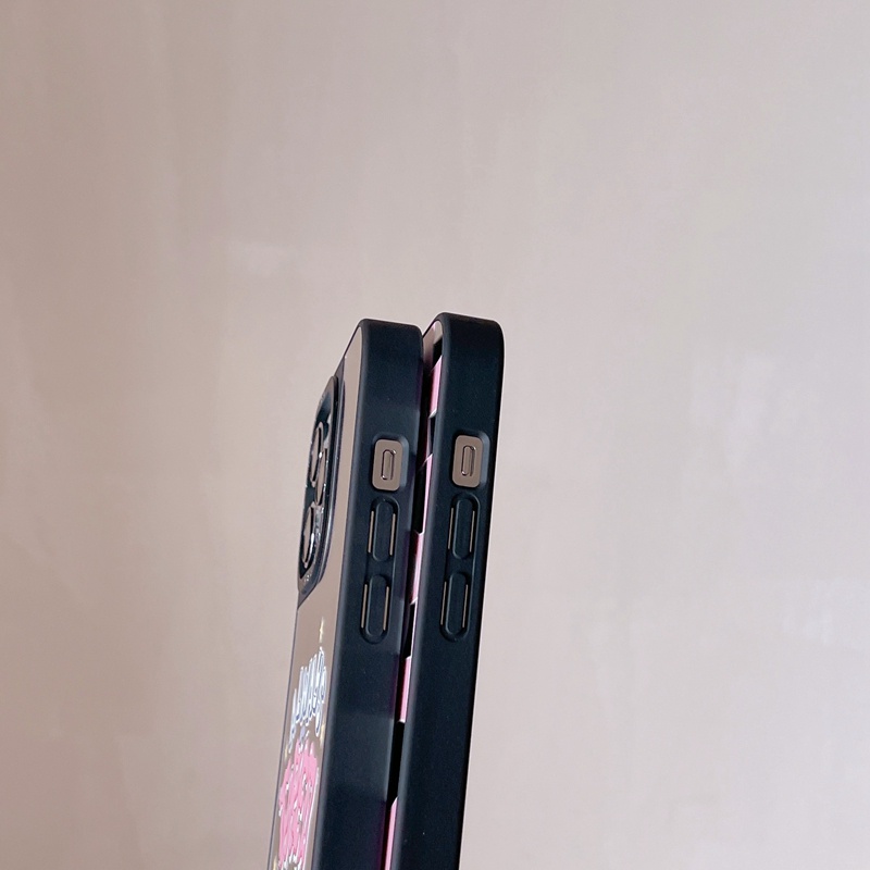 Casetify Ốp Điện Thoại pc Cứng Tráng Gương Họa Tiết Hoa Cho iphone 15 14 plus 11 12 13 pro 15pro max