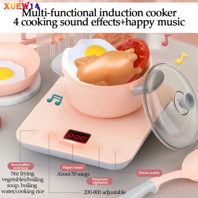 Bộ 20 / 40 Đồ Chơi Nhà Bếp Có Nhạc Và Đèn Cho Bé