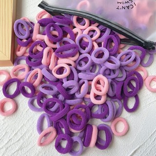 Set 50 Dây Thun Cột Tóc Nhiều Màu Cho Bé Gái