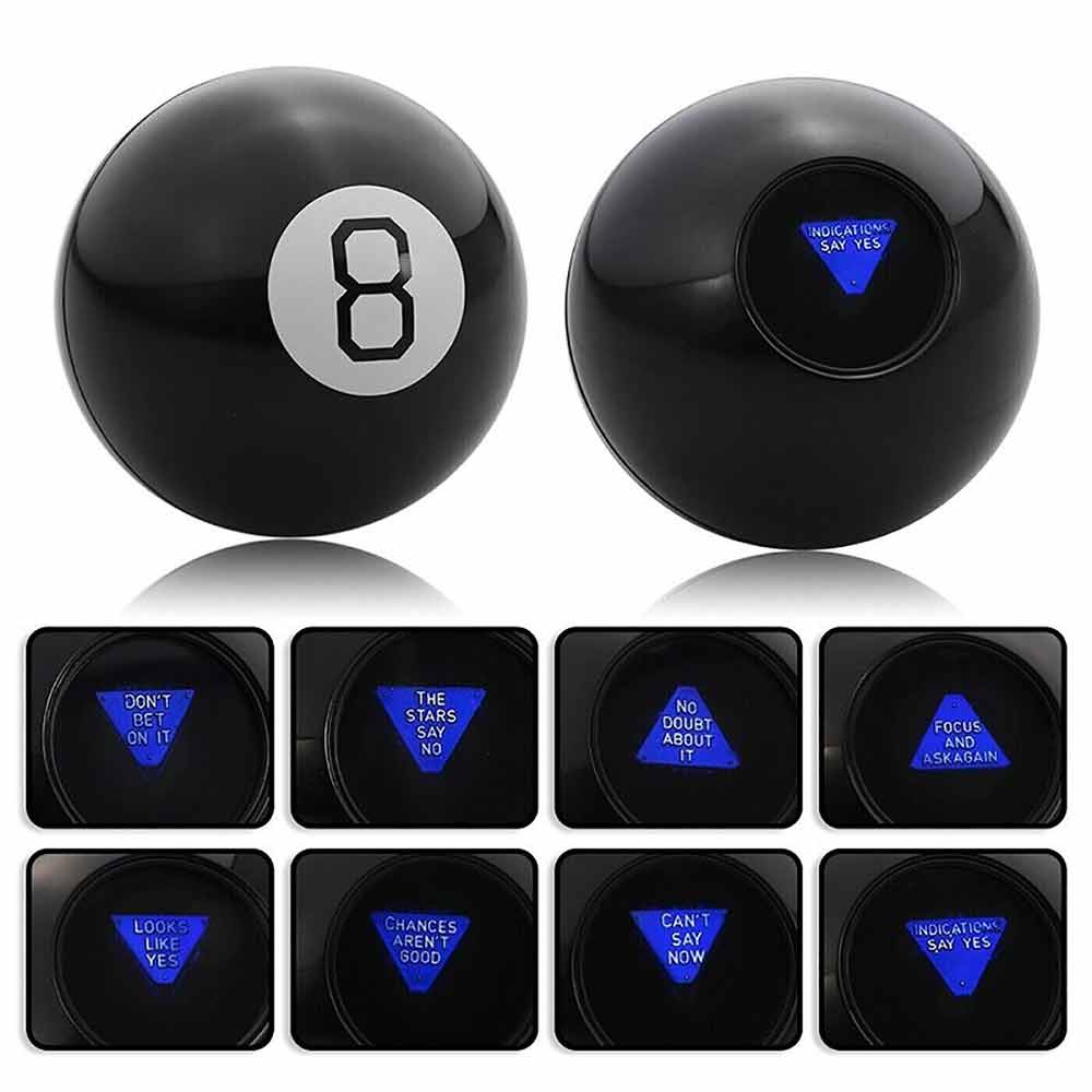 Retro Magic Mystic 8 Ball Luckly Decision Making Fortune Telling Cool Toy