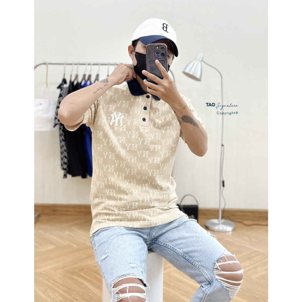 MLB NY Monogram Polo