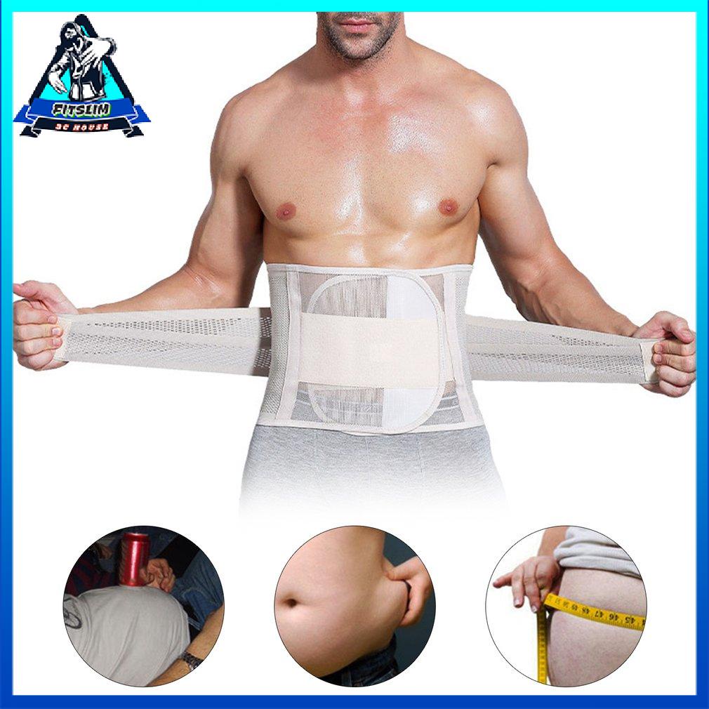 Men Body Shaper Corset Abdomen Tummy Control Waist Trainer Slimming Belly Belt