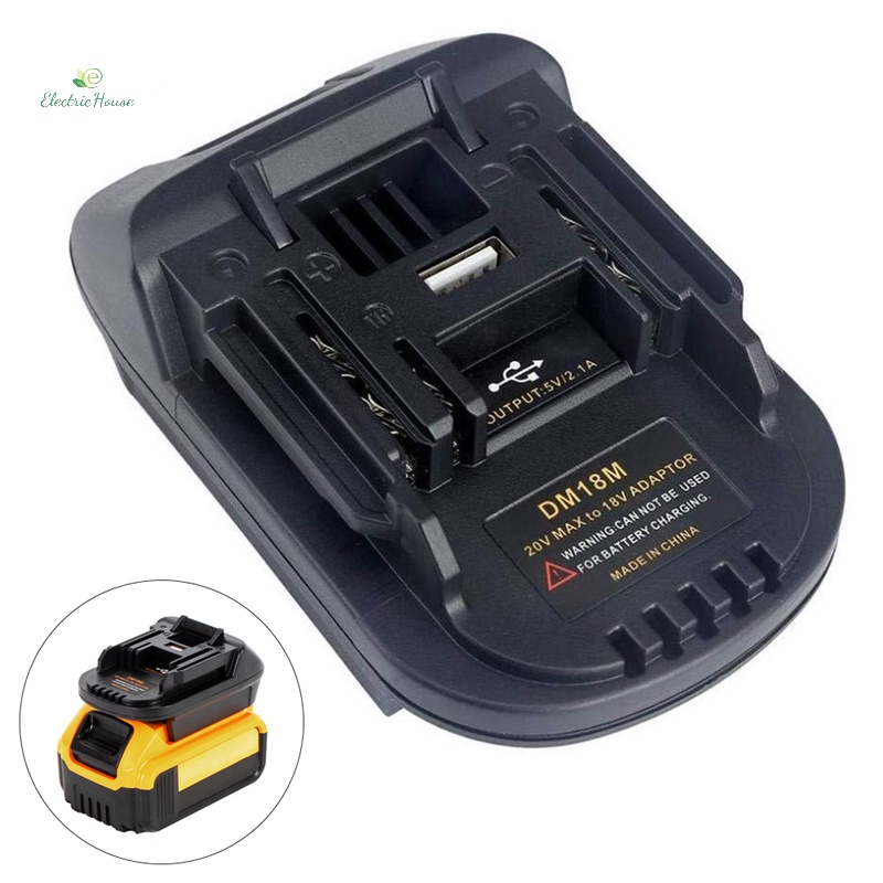 Usb Chuyển Đổi Cho 20v dewalt Dc200 milwaukee m18 M makita 18v M I