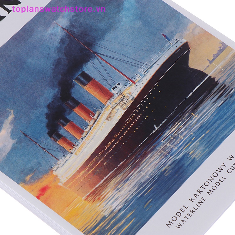 Toplanswatchstore Mô Hình Tàu titanic 3d Bằng Giấy Tỉ Lệ 1: 400
