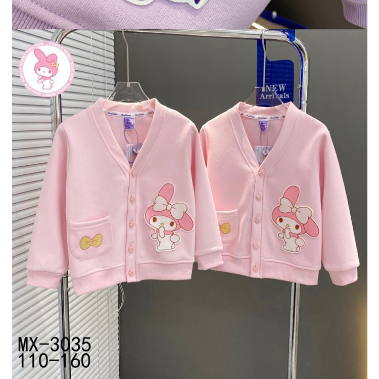 Áo Khoác Thời Trang Xuân Thu 2023 Kích Thước Vừa Và Lớn In Họa Tiết Hoạt Hình kuromi Dễ Thương Cho Bé Gái