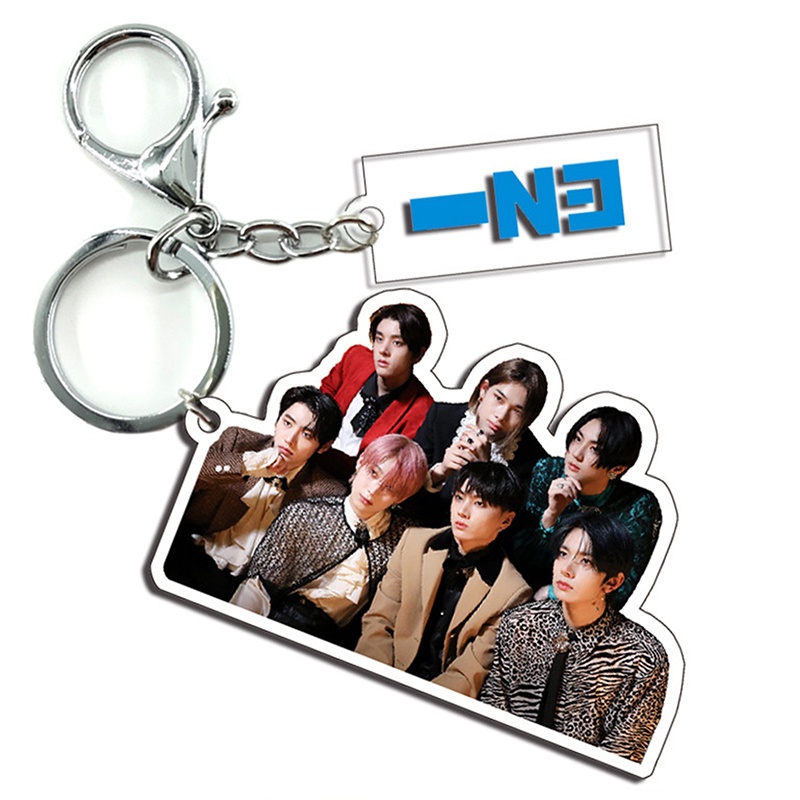 Kpop enhypen Móc Khóa acrylic Cuộc Sống Mới Thật