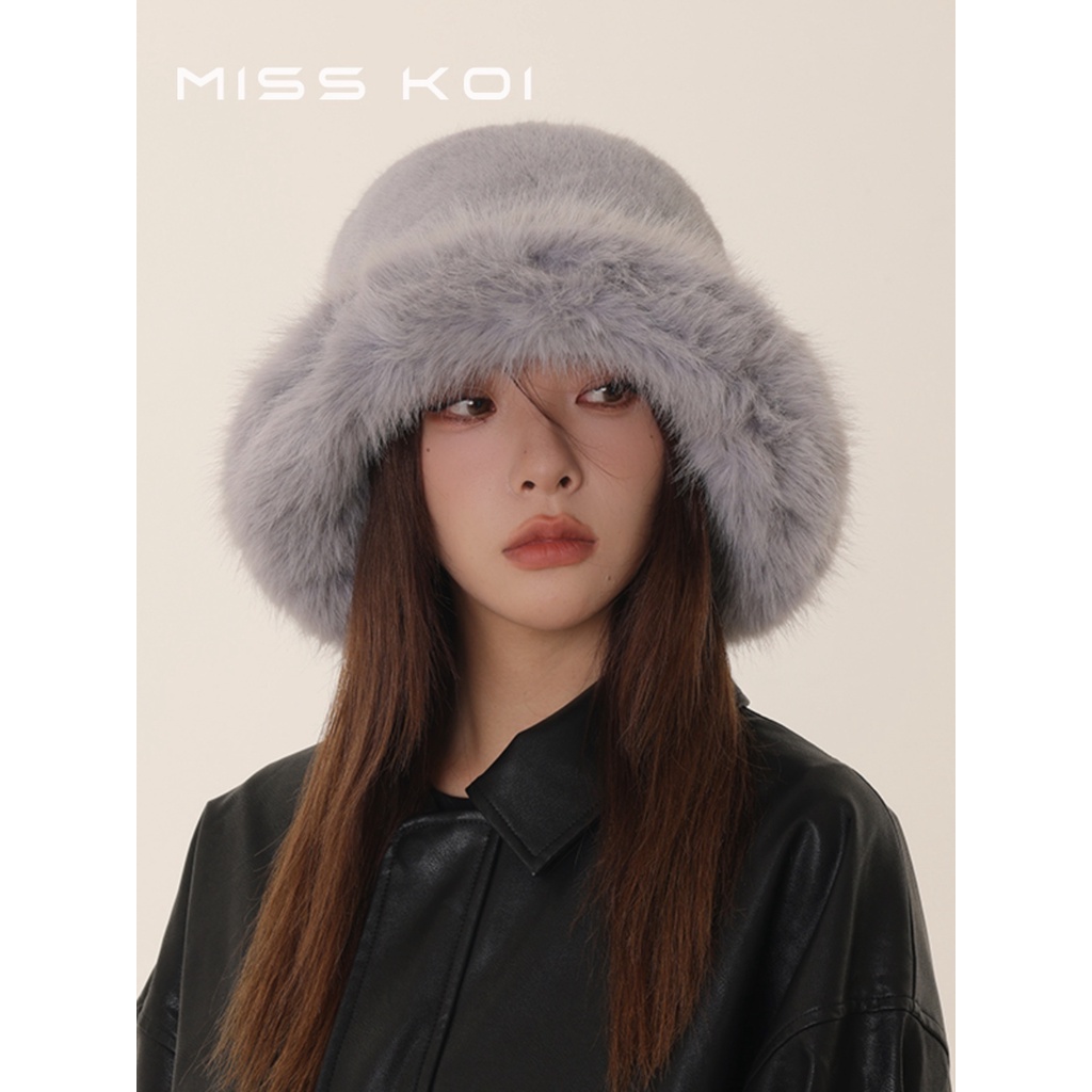 Mũ lông giả cao cấp giữ ấm tai thời trang thu đông cho nữ