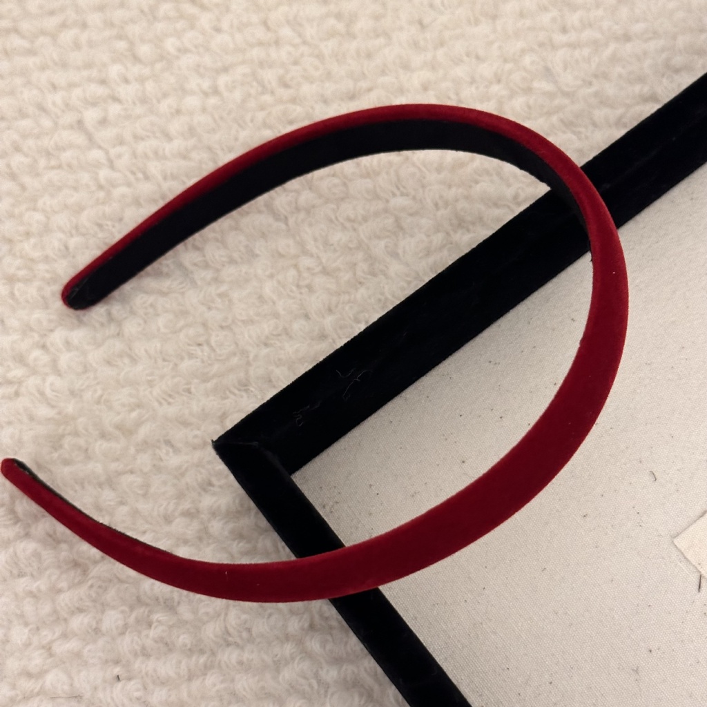 Băng Đô Cài Tóc Bằng Nhung Màu Trơn Phong Cách Hàn Quốc Thời Trang