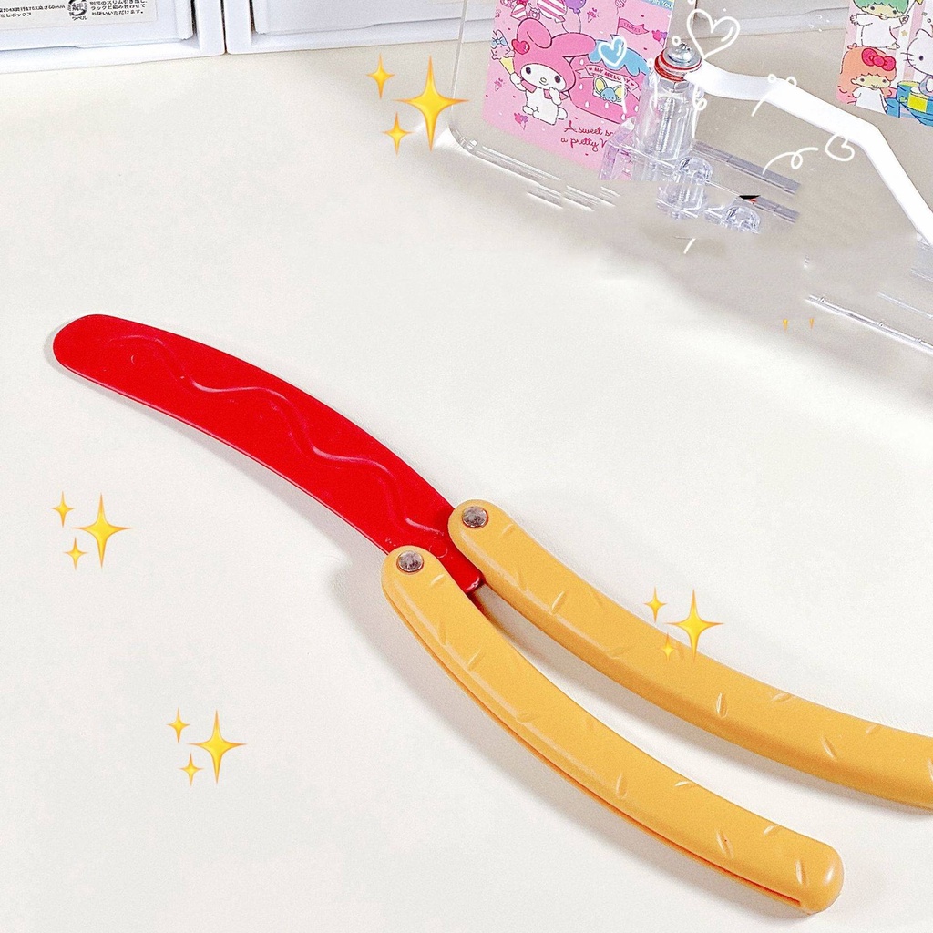 Star3 Đồ Chơi Dao Bướm Bướm Dao Nhấn Huấn Luyện Thú Cưng An Toàn