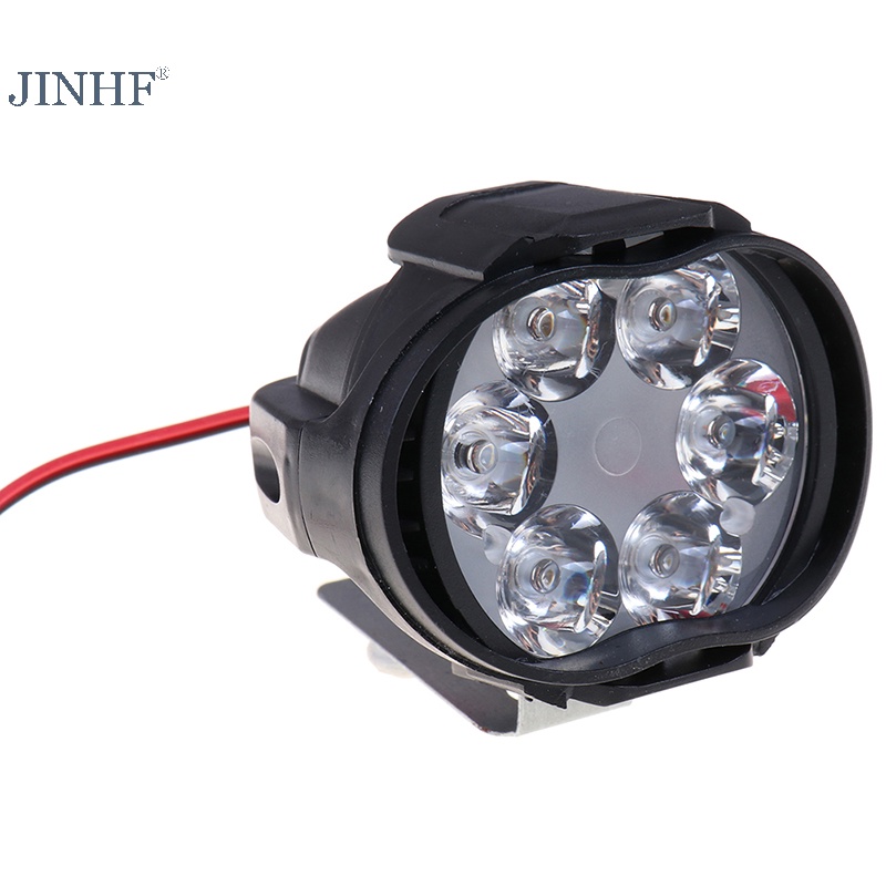 1 Đèn Pha Chống Sương Mù 6 Bóng led drl Cho Xe Hơi Xe Máy