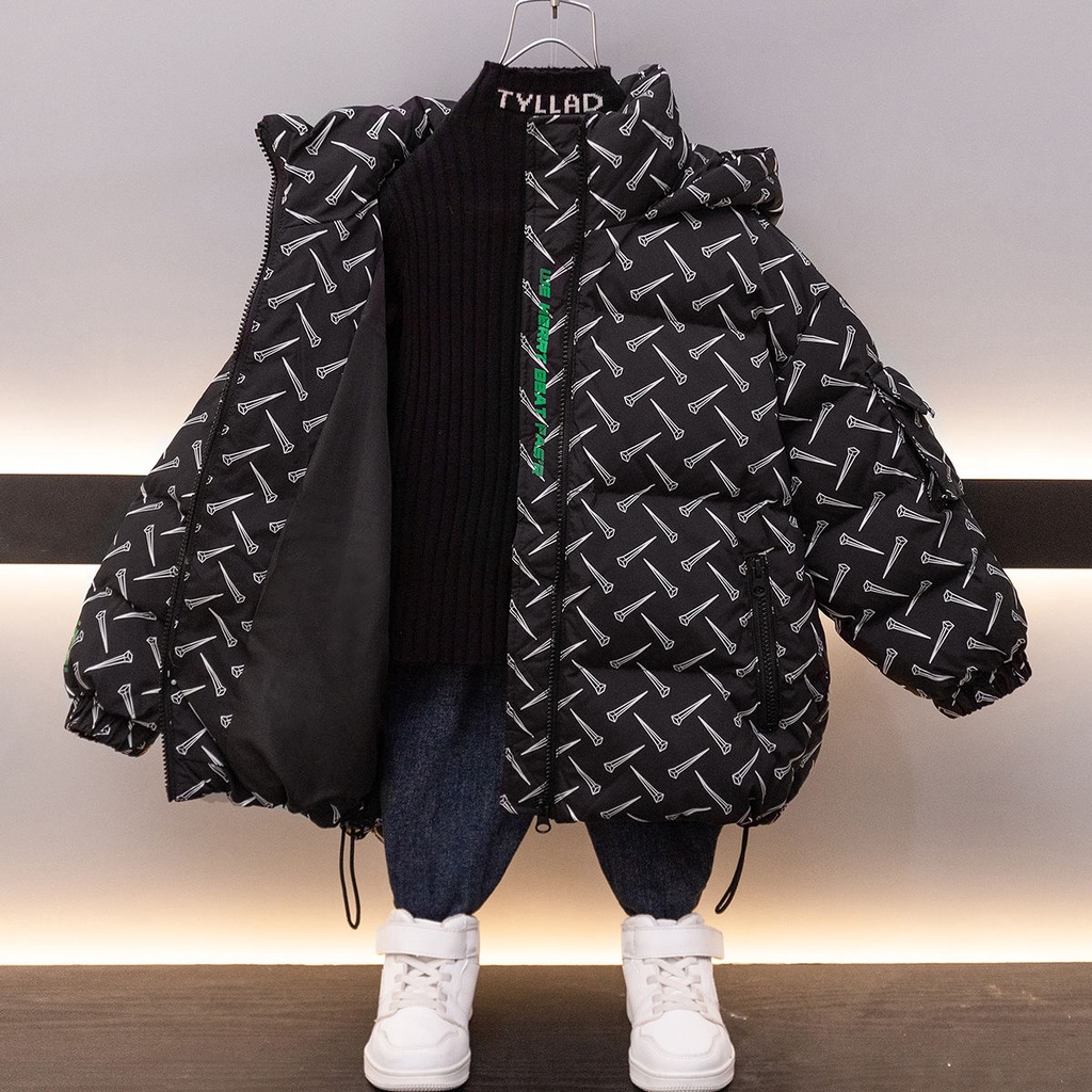 Áo Khoác Đệm cotton Dày Dặn Thời Trang Mùa Đông Cho Bé Trai