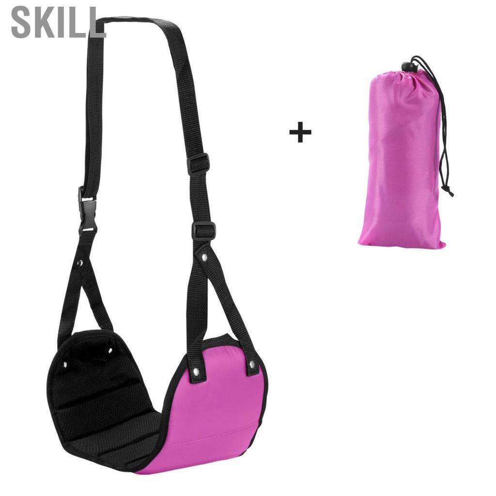 Skill Airplane Footrest  Breathable Ergonomic Design Durable Soft Portable Foot Hammock for Travel